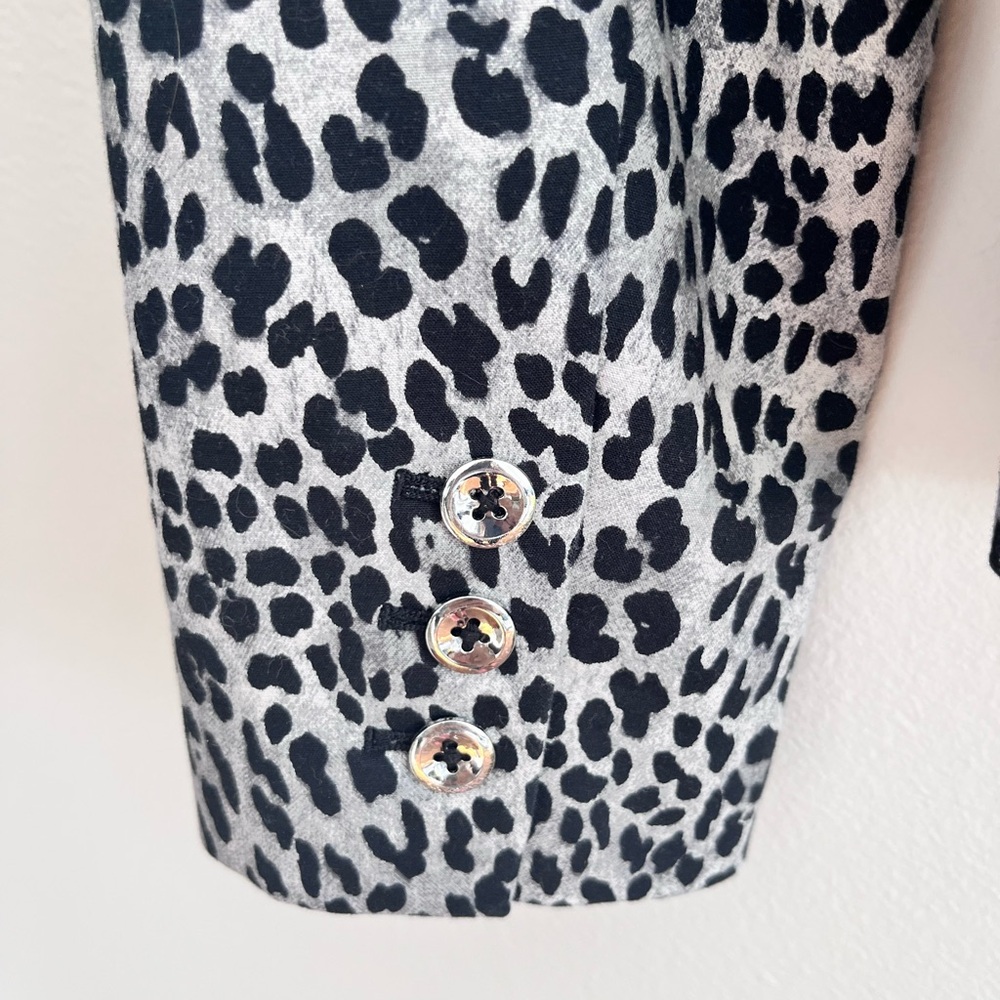 WHBM Leopard Print Blazer Jacket - image 4